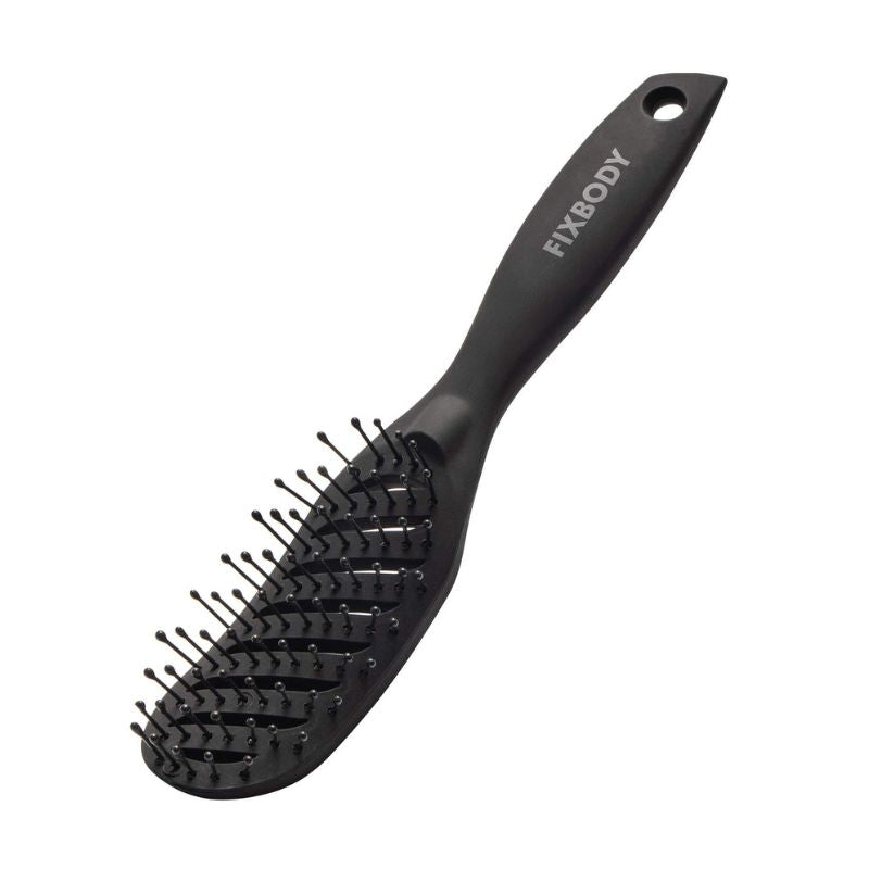 FIXBODY Curved Vent hair Brush for Blow Drying, Styling